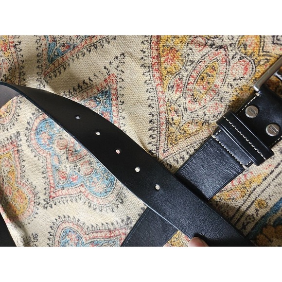 Coach Brown Belt Buckle Square Minimalist - Picture 3 of 6